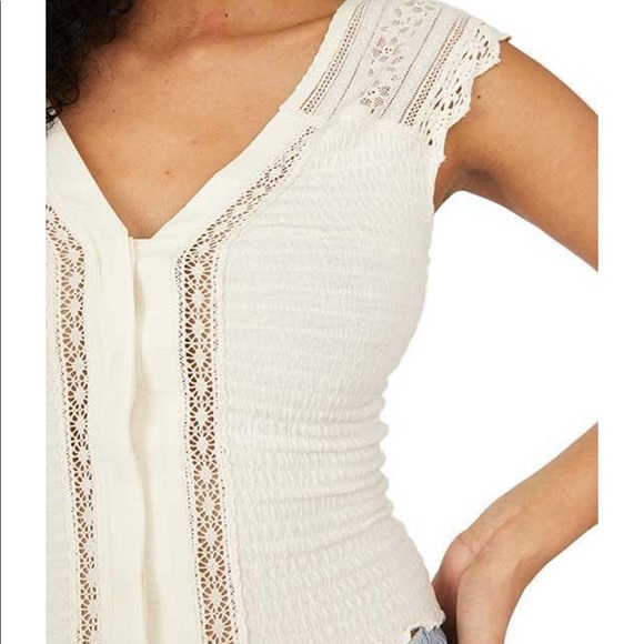 Free People “on my mind” lace top - Picture 5 of 6